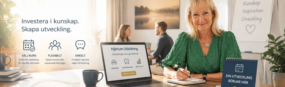 Boka utbildning hos Hjärtum