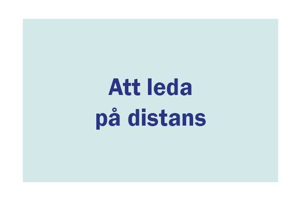 Få kunskaper som lär dig att leda på distans