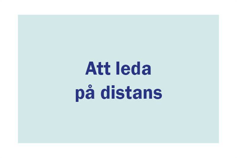 Få kunskaper som lär dig att leda på distans